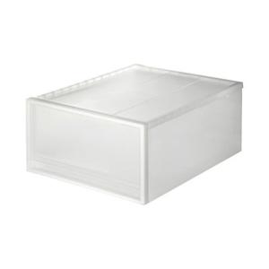 収納 「旧サイズ：引出式・大」ポリプロピレン　クローゼットケース　中　約幅４４×奥行５５×高さ２４ｃｍ