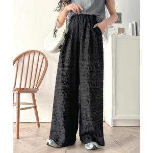 スタイリッシュワイドパンツ レディース
