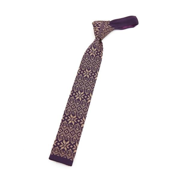 ネクタイ an meets zakka ノルディック柄ニットタイ / メンズ レディース ユニセック...