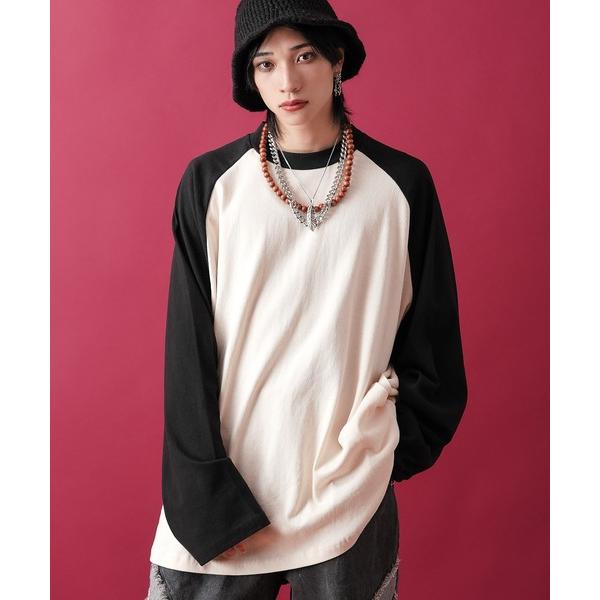 tシャツ a.p.o.v. スーパーオーバーサイズヘヴィウェイトコットンラグランカットソー メンズ ...