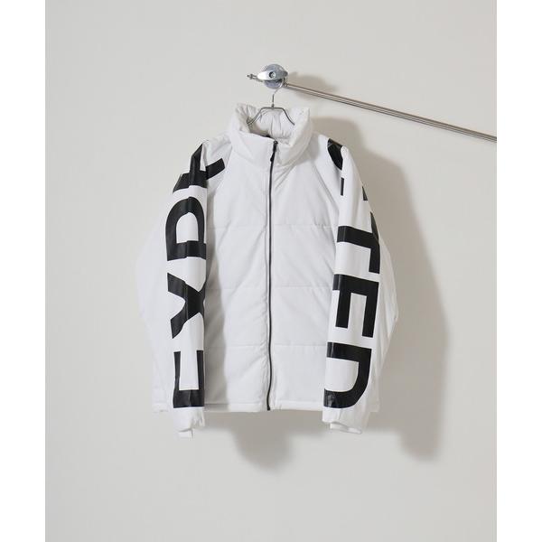 ダウンジャケット ダウン Sleeve logo stand padded blouson / 袖デ...
