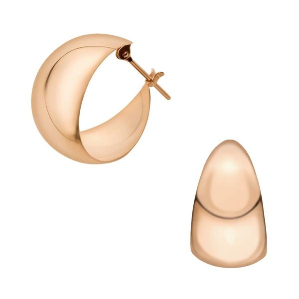 ピアス K18 ゴールド フープ ピアス（特大） レディース