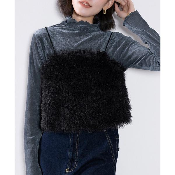 キャミソール シャギーキャミソール