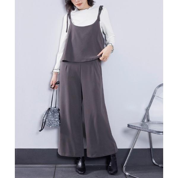 サロペット オーバーオール キャミサロペット レディース