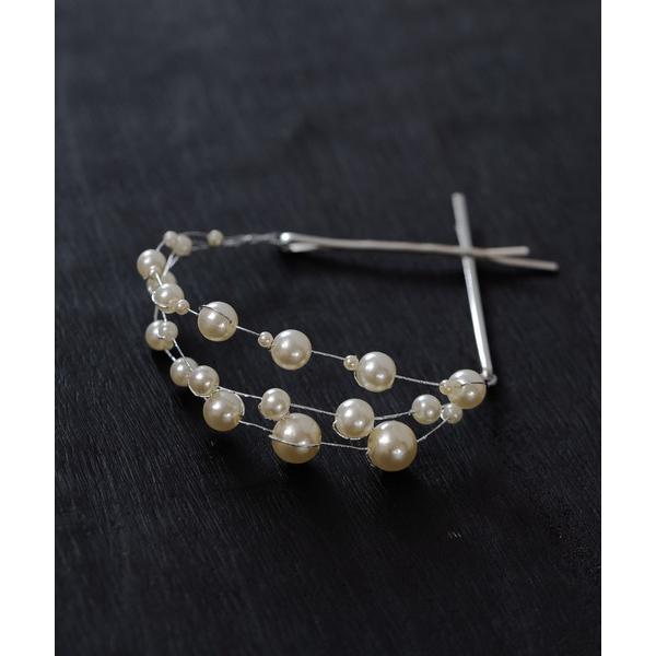 3連パールヘッドドレス（ハーフサイズ）