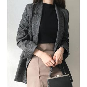 ジャケット テーラードジャケット テーラードチェックジャケット レディース
