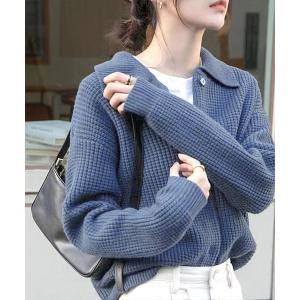 ニット セーター かのこ編みニットトップス レディース