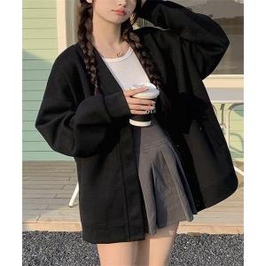 カーディガン スウェットカーディガン レディース