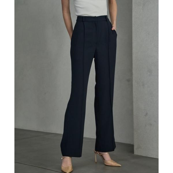 スラックス パンツ Center tack press straight pants センタータック...