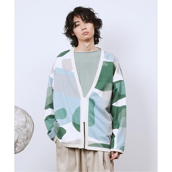 カーディガン リキッドバブルSWホックカーディガン メンズ レディース