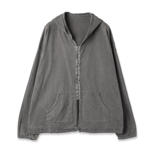 パーカー ピグメントジャージーホックパーカー レディース メンズ