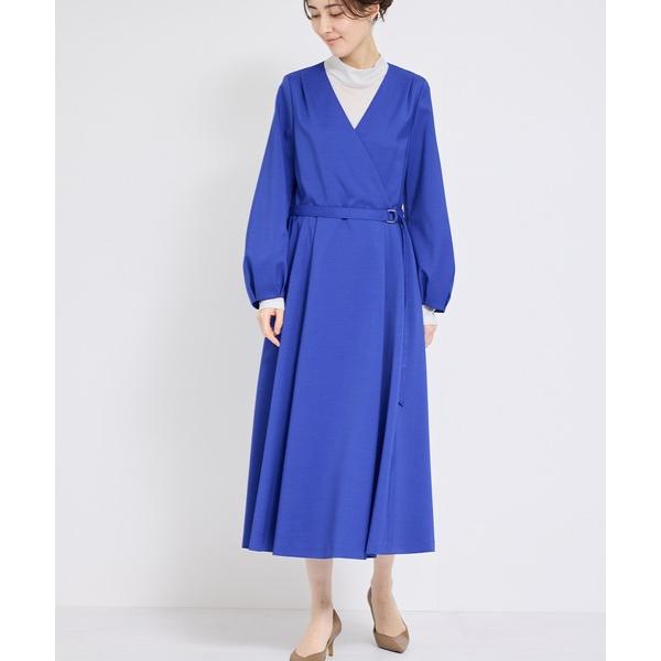 ワンピース タックフレアステッチワンピース