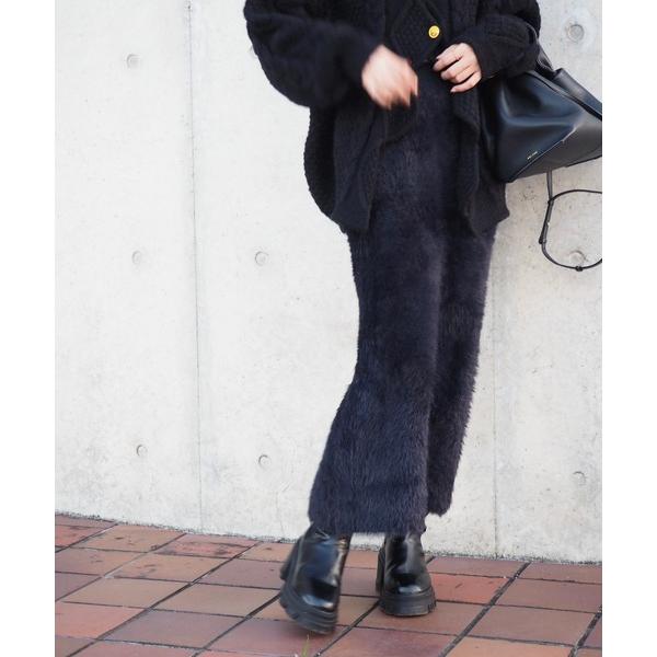 スカート shaggy long skirt /シャギーロング スカート