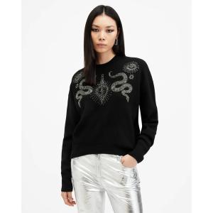 ニット セーター SERPENT EMBELLISHED JUMPER | SERPENT エンベリッシュド ニット・セーター レディース