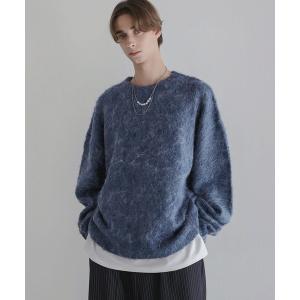 セーター ニット ルーズシルエットフェザーニット メンズ レディース