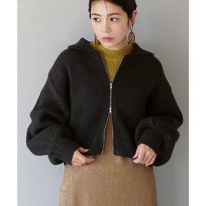 ニット セーター ダブルジップ ニットカーデ レ...の商品画像