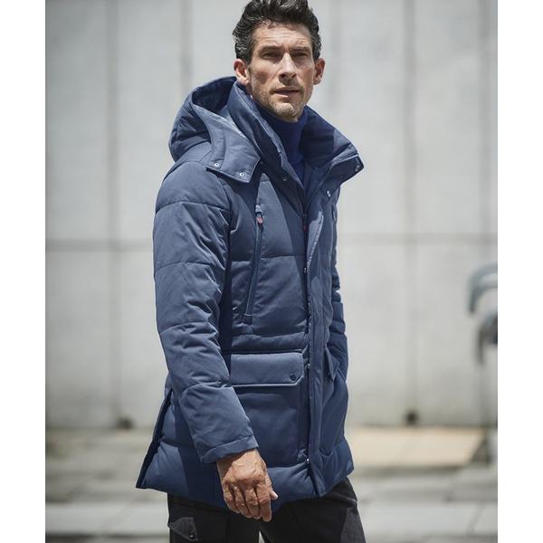 ダウンジャケット ダウン g-stage 秋冬ジーステージ　多機能エアシャットダウンフーデッドコート...