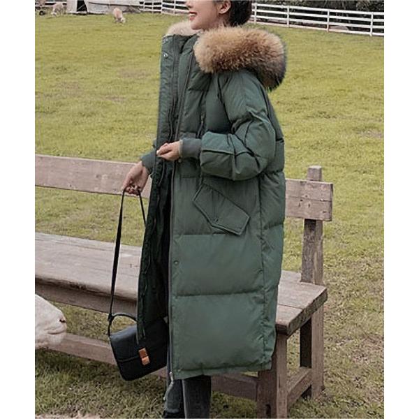ダウンコート ダウンジャケット 中綿　ファー　ロングコート レディース