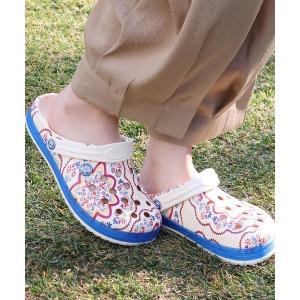 サンダル カラフルプリントサンダル レディース メンズ