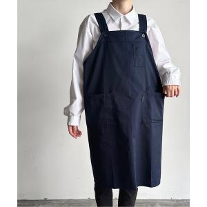 エプロン URT:撥水加工 ツイル無地 H型ロン...の商品画像