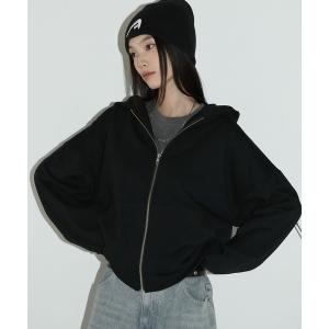 WESTBOY（ウエストボーイ） パーカー ワイドショート ダブルジップ