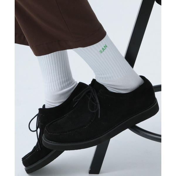 靴下 ワンポイントロゴソックス メンズ