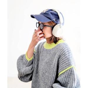 ニット セーター 「 notch. by yui 」オーバーサイズバイカラーニット   2025A/W レディース