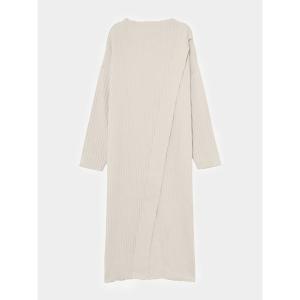 パジャマ ルームウェア Ribbed Slit Knit Tops レディース