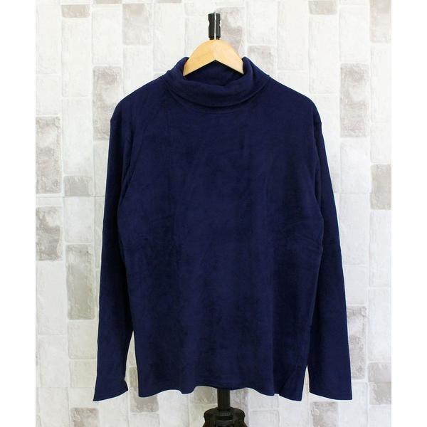 tシャツ WARM WEAR ストレッチ入りタートルネックカットソー メンズ レディース