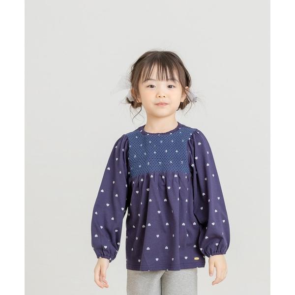 チュニック ハート総柄チュニック キッズ 子供服 女の子