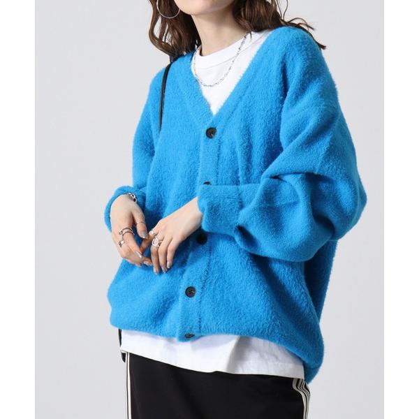 カーディガン WS select フェザーヤーンルーズサイズカーディガン メンズ レディース
