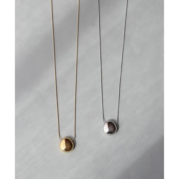 ネックレス 金属アレルギー対応「ieLS」ステンレス　サークルトップロングネックレス レディース メ...