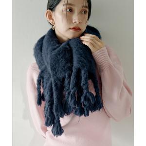 マフラー ストール ブラッシュドストールマフラー レディース