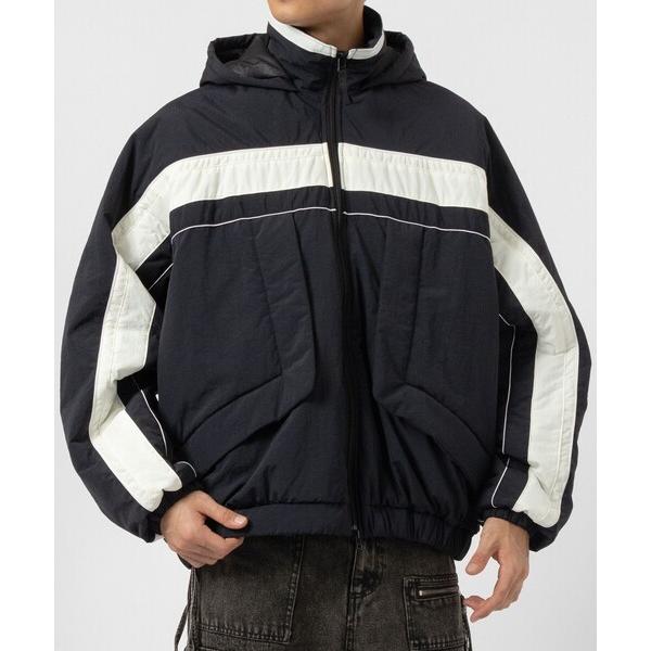 ナイロンジャケット 「BASICKS/ベイシックス」Puffer Two Tone Track Ja...