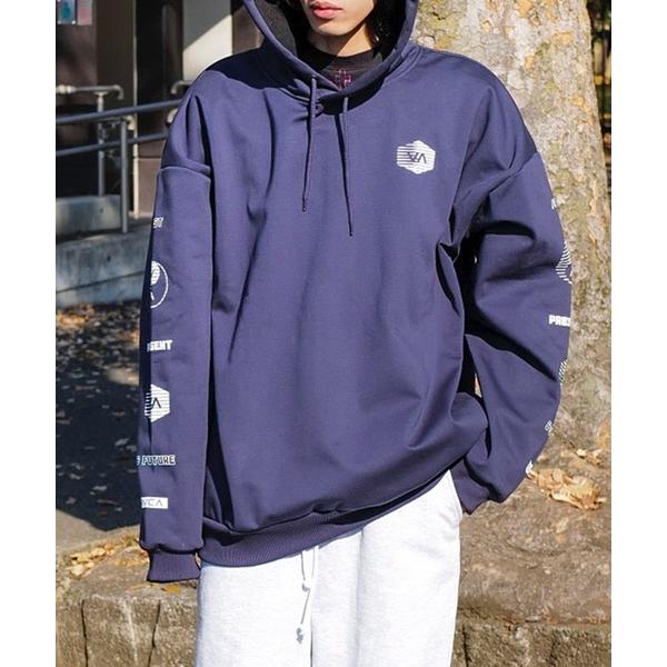 パーカー RVCA メンズ ELEMENT STREAKS HD パーカー/ルーカリラックスシルエッ...