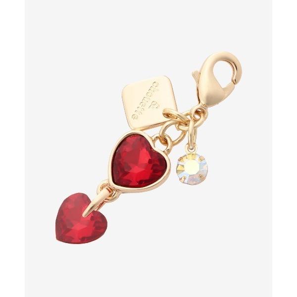 キーホルダー 「推し事」ダブルハートファスナートップ