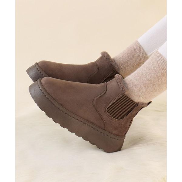 ブーツ スノーシューズ 「shoes365」サイドゴアスノーブーツ (AW) レディース