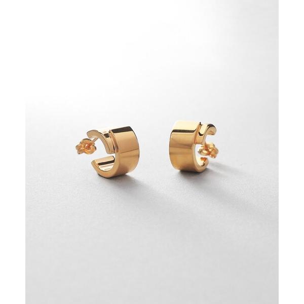 ピアス シルバー スモールフープ スライドプレートピアス GP レディース
