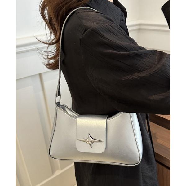 ショルダーバッグ バッグ ワンポイントカジュアルショルダーバッグ レディース