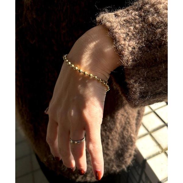 ブレスレット 「Diliraba」ステンレスボールチェーンブレスレット レディース メンズ