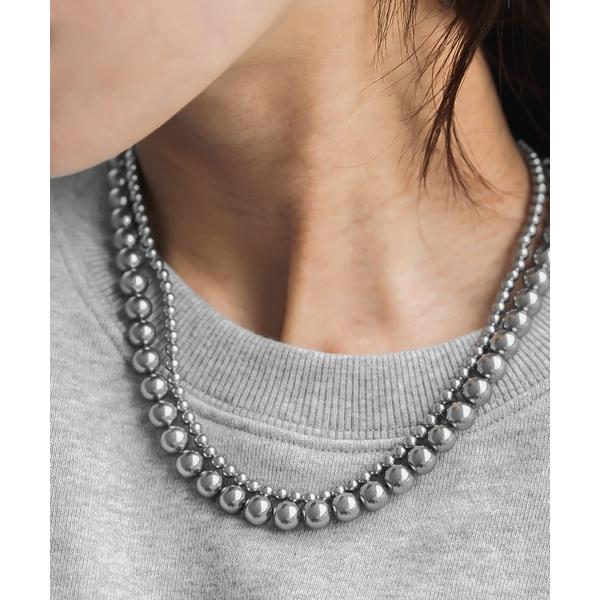 ネックレス 入学式 卒業式 着脱簡単 2連パールネックレス レディース