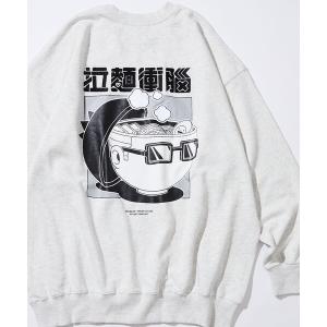 トレーナー スウェット DUNCAN/ダンカン RAMEN RUSH SWEAT/バックプリント クルーネック スウェット メンズ｜zozo