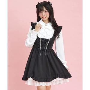Secret Honey / フィガロ&ミニーワンピース 黒 S-25-02-25-061-CA-OP