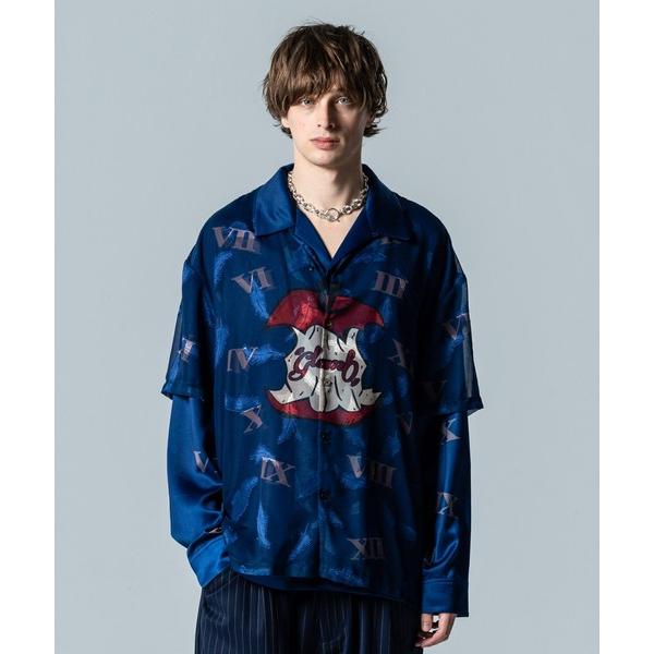 シャツ Eaten Apple Layered Shirt / イートゥンアップルレイヤードシャツ ...