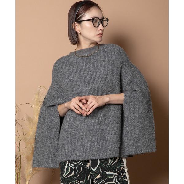 ニット セーター 2WAYブークレニットプルオーバー レディース