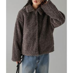 ブルゾン アウター ボアジャケット レディース