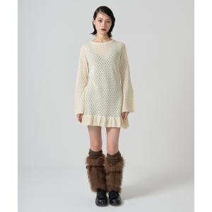 louren ニット セーター 「louren/ローレン」Vneck knit body suit/V