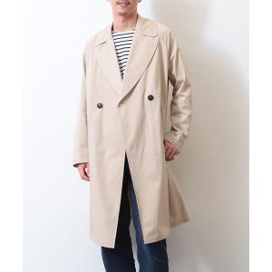 yoshio kubo ヨシオクボ　バイカラーコート　1　ベージュ　ブラック 中古・古着通販】yoshio kubo (ヨシオクボ) ウールカシミヤコート