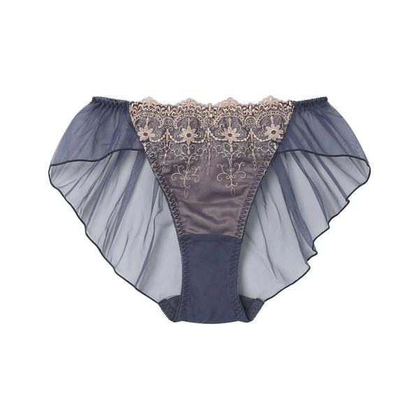 ショーツ クラシカル×エンブロイダリーレース　フレアーショーツ