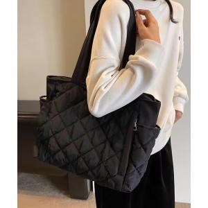 トートバッグ FReePLACe/大容量キルティングトートバッグ X12343 レディース